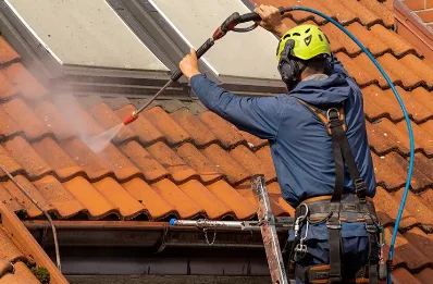 Démoussage et hydrofuge de toiture à Croutelle